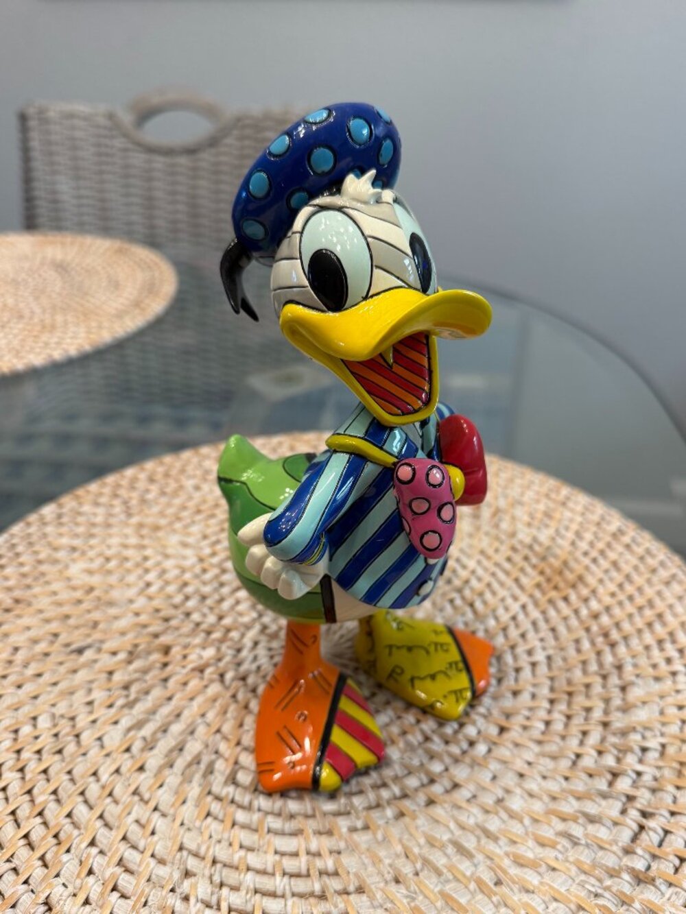 Disney Britto Donald Duck Figurine Romero Britto Enesco 7-inch - 4023844